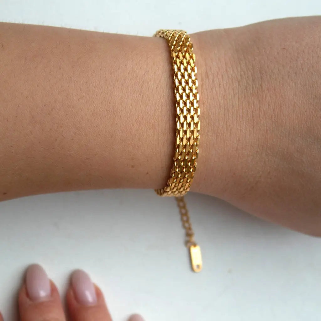 Flat chain bracelet - Silsaal